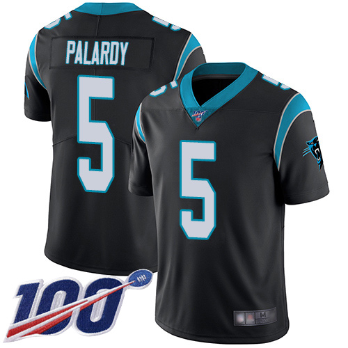Carolina Panthers Limited Black Men Michael Palardy Home Jersey NFL Football #5 100th Season Vapor Untouchable->women nfl jersey->Women Jersey